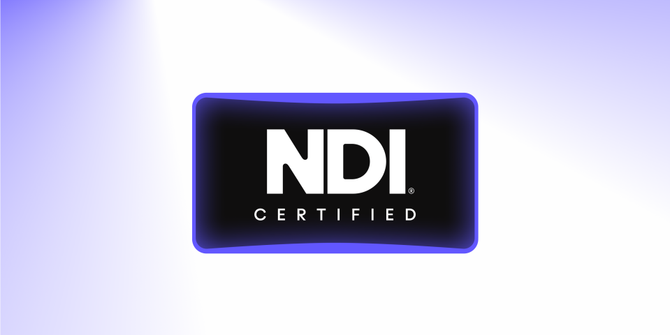 NDI Certfiied KV