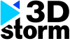 3D Storm logo