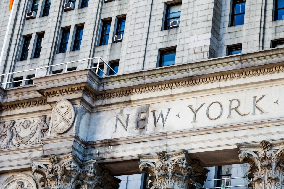 The exterior of the New York Supreme Court.
